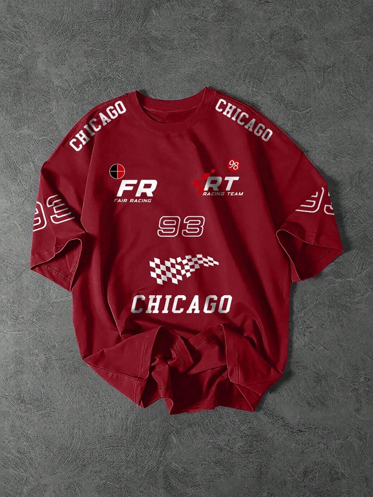 Premium mahroon chicago shirt