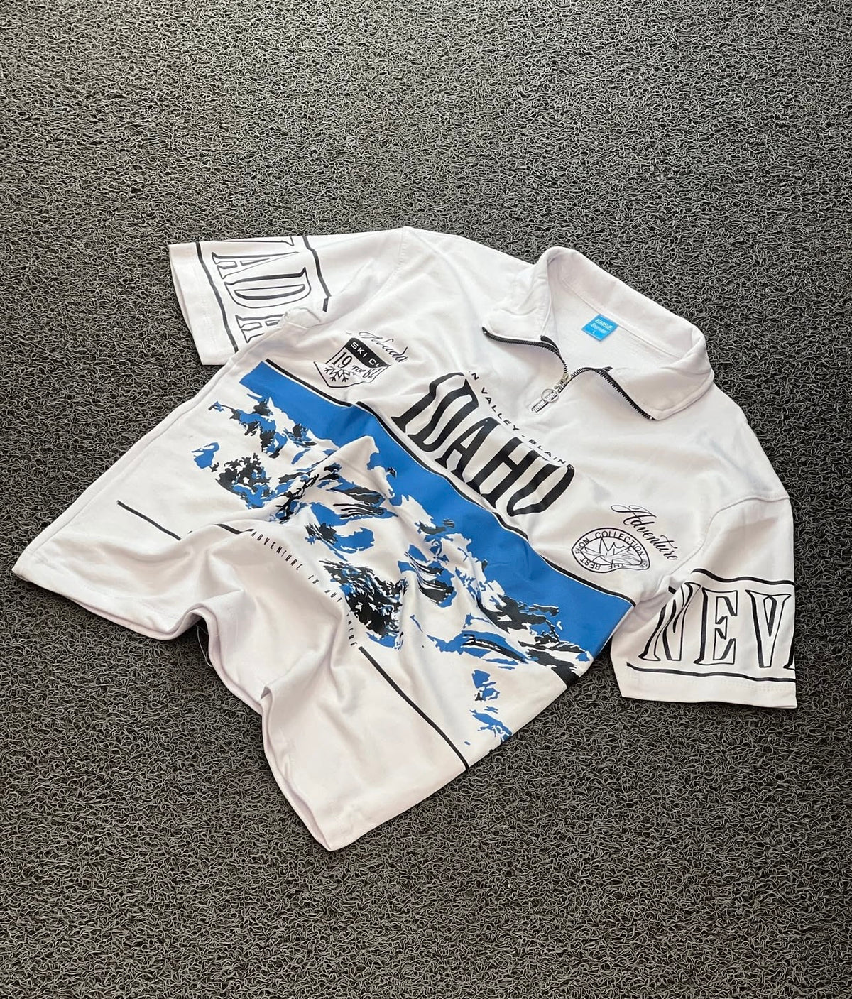 Premium white IDAHO polo