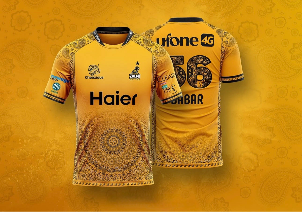 Peshawar zalmi home jersey psl X