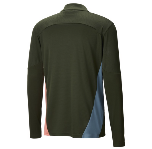 Manchester City black training zipper