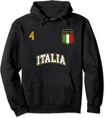 ITALY HOODIE BLACK COLOUR