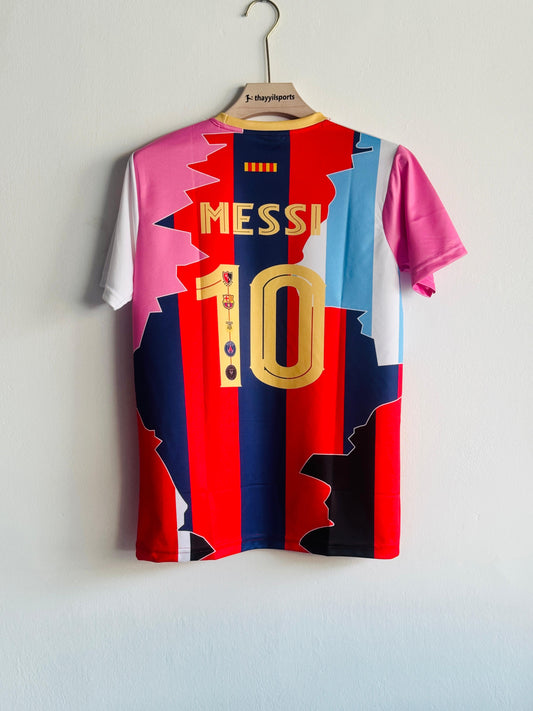 Messi all team tribute special jersey