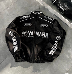 YAMAHA BLACK PREMIUM BOMBER JACKET