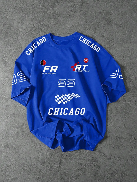 Premium blue Chicago shirt