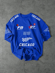 Premium blue Chicago shirt
