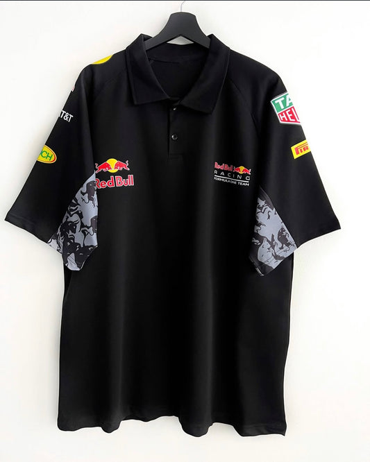 Premium quality redbull black polo shirt