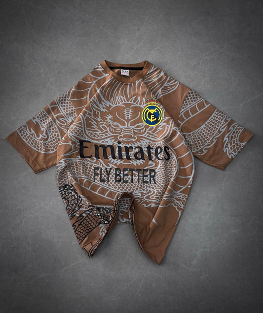 Real Madrid brown dragon edition jersey