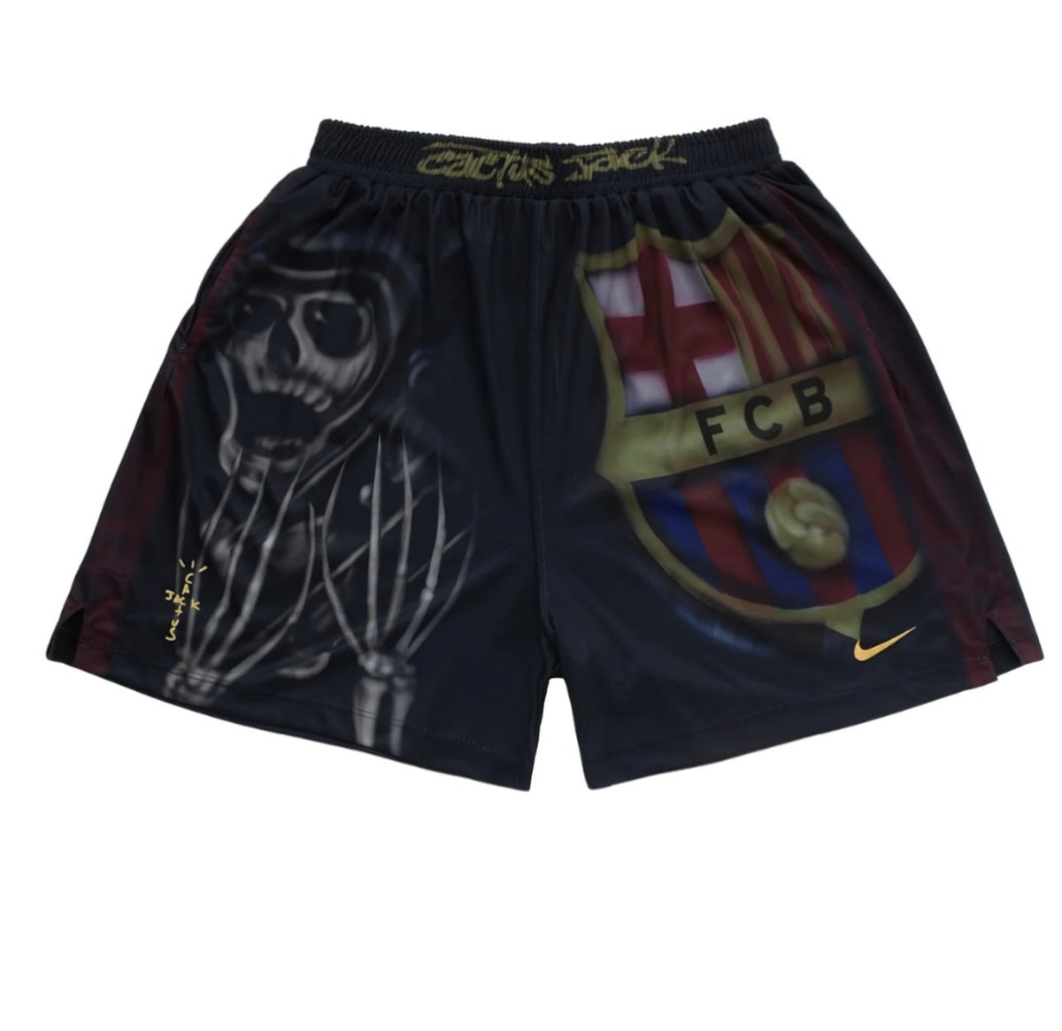 Travis scott : cactus jack x Barcelona fc shorts