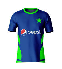 Pakistan blue training jersey