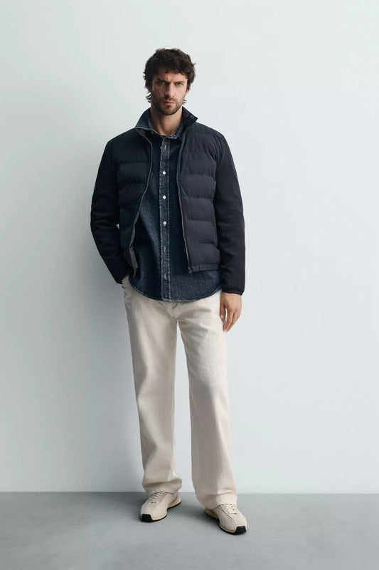 Zara mens hybrid jacket 2025