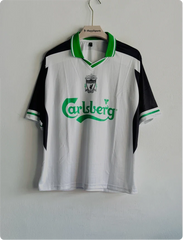 LIVERPOOL TORRES GREEN AND WHITE FIVESLEEVE POLO