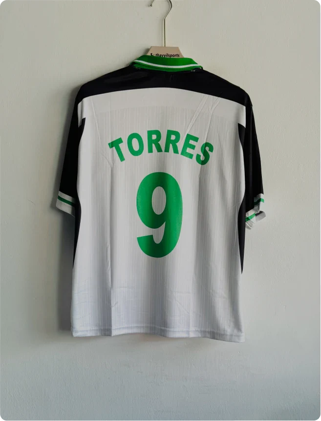 LIVERPOOL TORRES GREEN AND WHITE FIVESLEEVE POLO