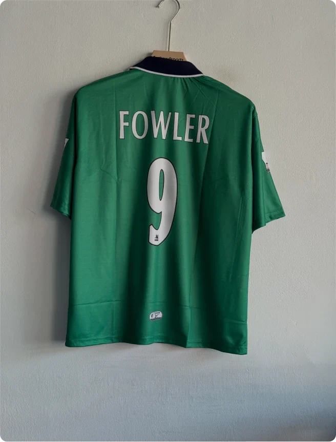 LIVERPOOL 1999-2000 AWAY KIT FOWLER FIVESLEEVE POLO