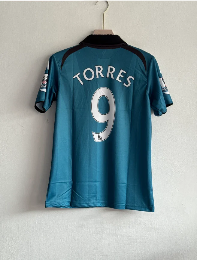 LIVERPOOL 2008-09 THIRD KIT TORRES POLO