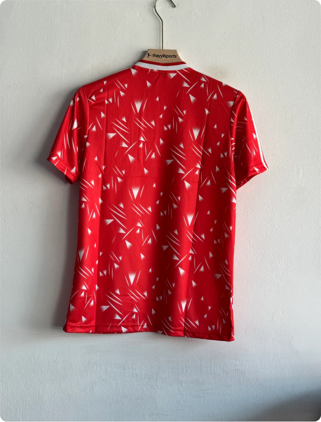 LIVERPOOL 1989-90 HOME KIT PRINTED PREMIUM