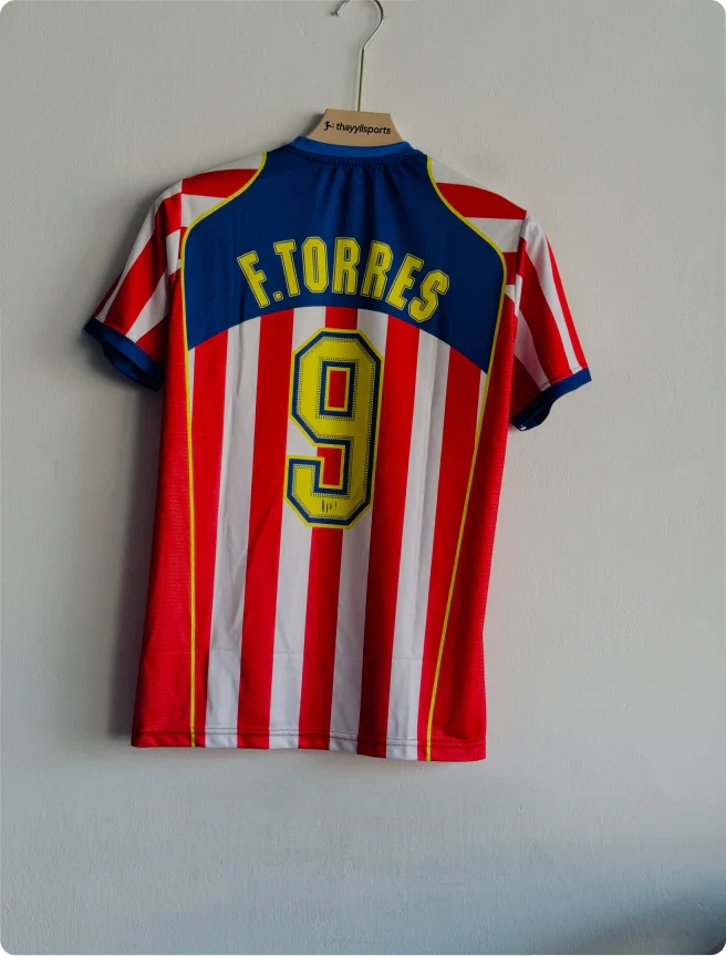 ATLETICO MADRID 2004-05 HOME KIT TORRES