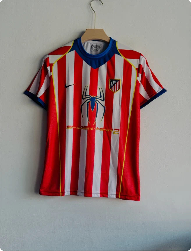 ATLETICO MADRID 2004-05 HOME KIT TORRES