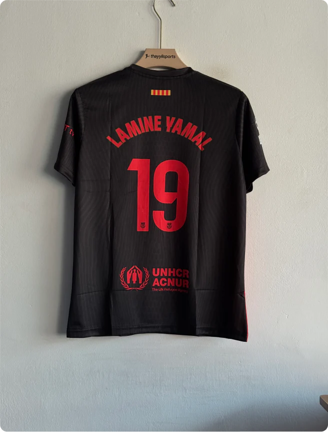 BARCELONA X TRAVIS SCOTT 24-25 AWAY KIT LAMINE YAMAL