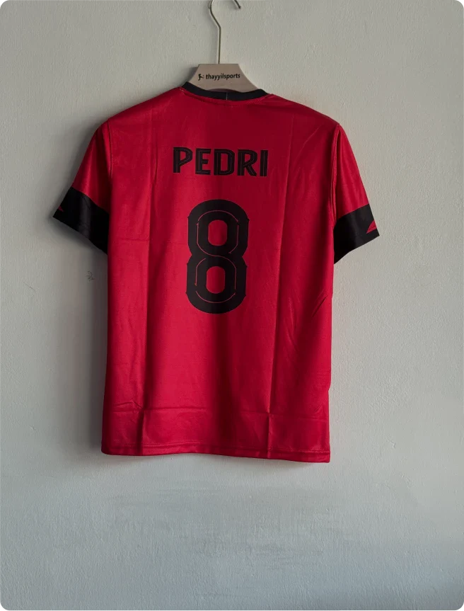 BARCELONA 25-26 SPECIAL EDITION KIT RED AND BLACK PEDRI