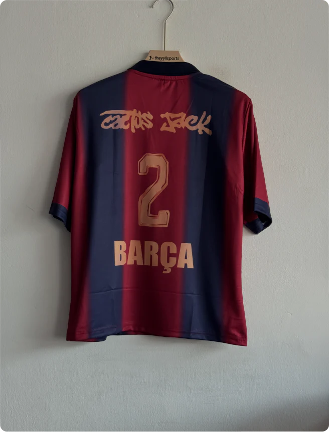 BARCELONA X TRAVIS SCOTT SPECIAL EDITION KIT FIVESLEEVE POLO