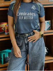 CROP TOP REAL MADRID 25-26 AWAY KIT BELINGHAM