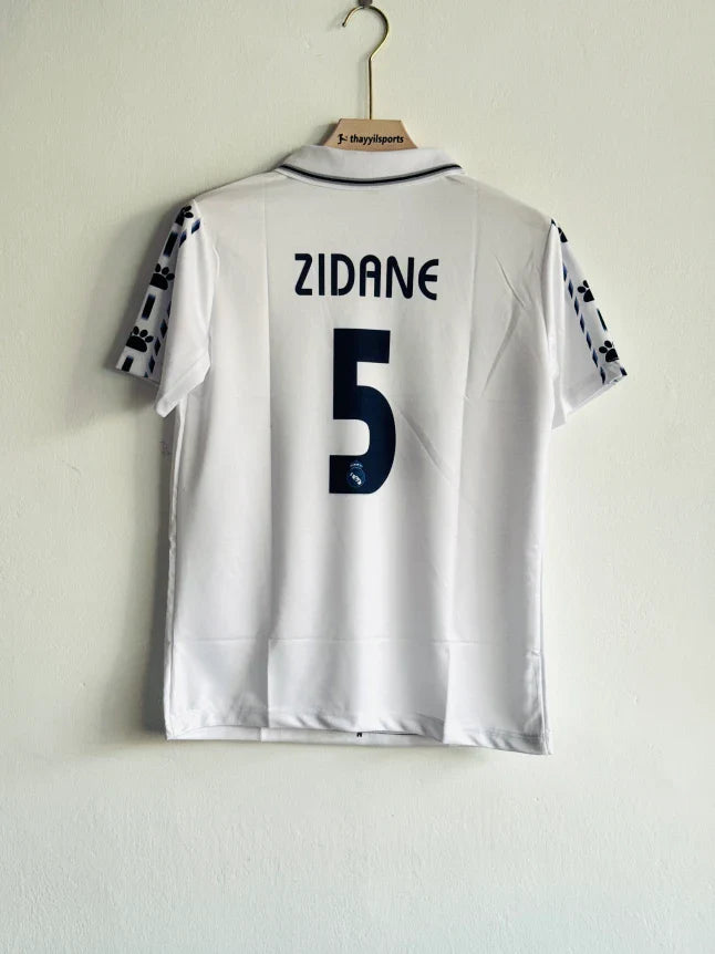 REAL MADRID 1996 HOME KIT ZIDANE POLO