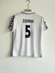 REAL MADRID 1996 HOME KIT ZIDANE POLO