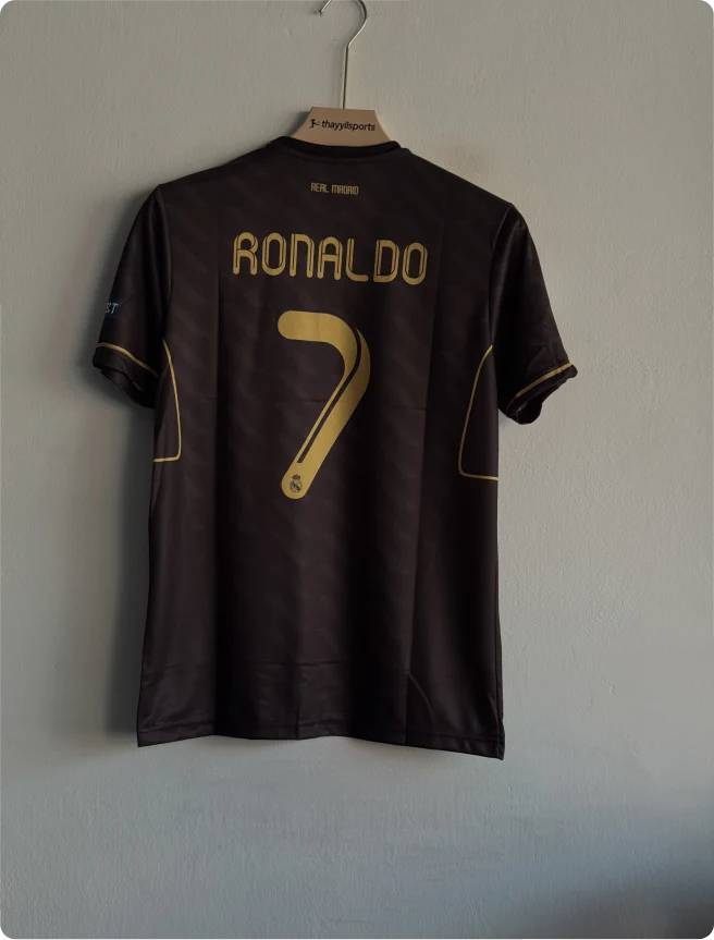 REAL MADRID 2011-12 AWAY KIT RONALDO PRINTED PREMIUM