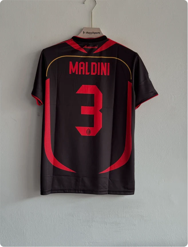 ACMILAN 2006-07 HOME KIT MALDINI RETRO