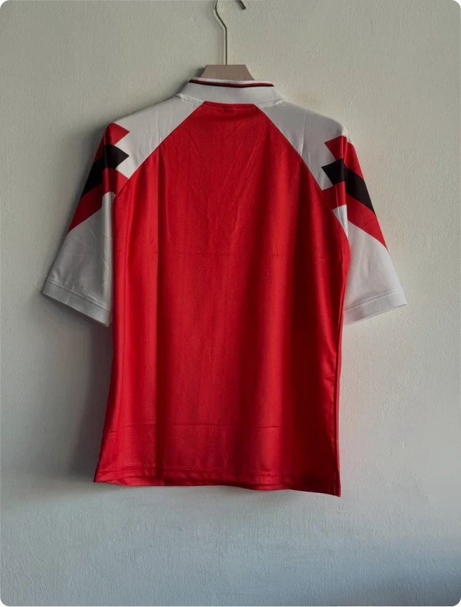 ARSANEL 1992-93 HOME KIT V KNITTED POLO FIVESLEEVE PREMIUM