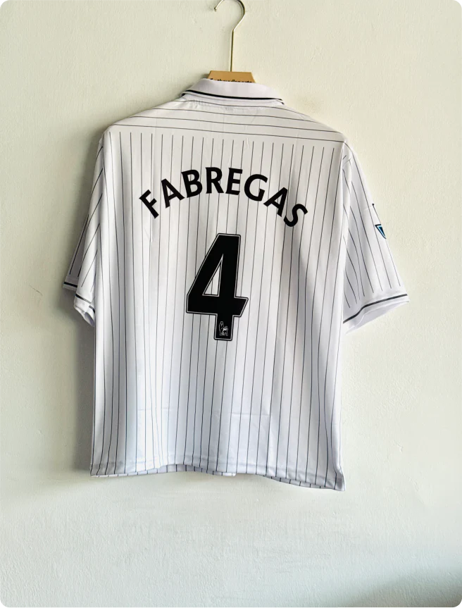 ARSANEL 2009-10 THIRD KIT FABREGAS FIVESLEEVE POLO