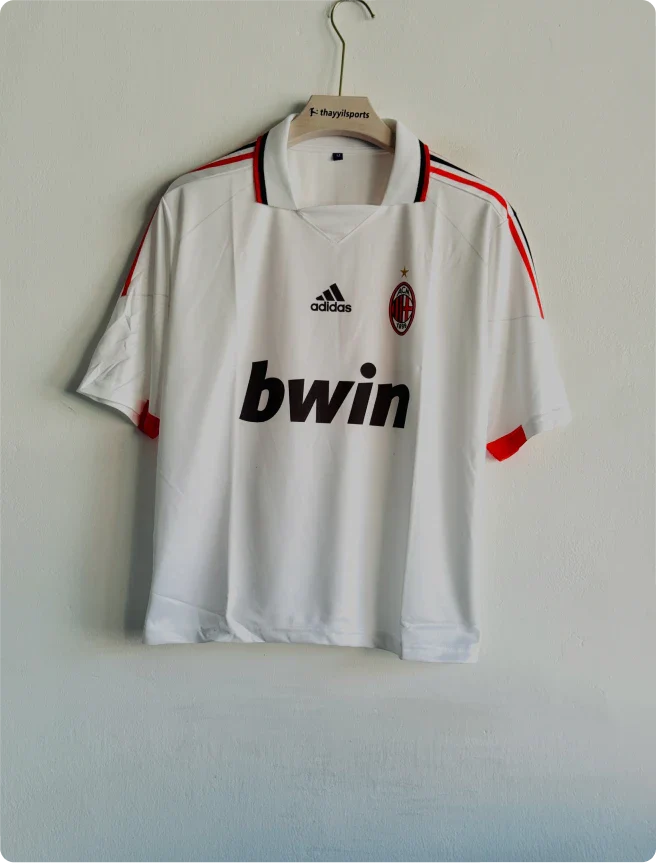 ACMILAN 2009-10 AWAY KIT RONALDINHO FIVESLEEVE POLO