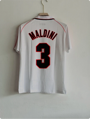 ACMILAN 1998-99 AWAY KIT MALDINI POLO