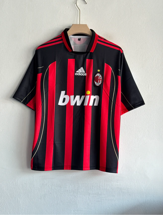 ACMILAN 2006-07 HOME KIT KAKA FIVESLEEVE POLO