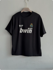TSHIRT REAL MADRID ZIDANE BLACK FIVESLEEVE