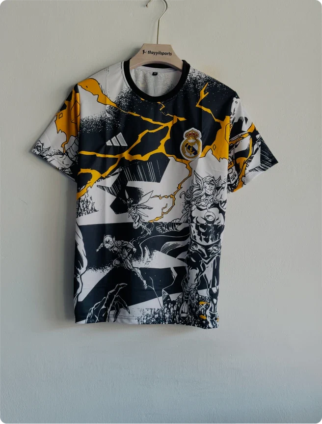REAL MADRID X AVENGERS 25-26 PRE-MATCH KIT