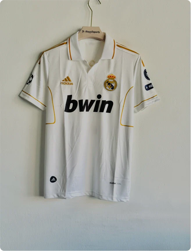 REAL MADRID 2011-12 HOME KIT RONALDO POLO PRINTED PREMIUM