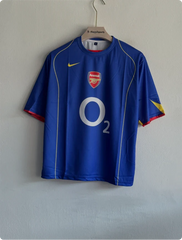 ARSANEL 2004-05 AWAY KIT HENRY FIVESLEEVE PREMIUM