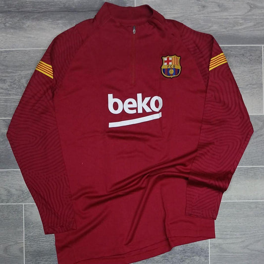 Nike FC Barcelona Football zipper