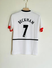 MANCHESTER UNITED 2002-03 AWAY KIT BECKHAM