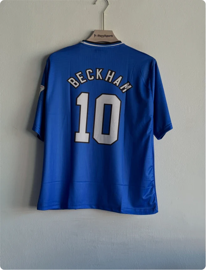 MANCHESTER UNITED 1996-97 THIRD KIT BECKHAM FIVESLEEVE