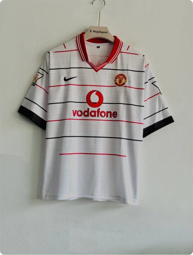 MANCHESTER UNITED 2003-04 THIRD KIT RONALDO FIVESLEEVE POLO