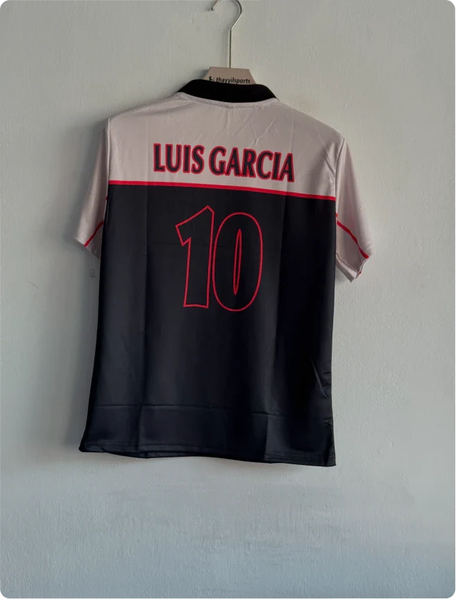 LIVERPOOL 1996-97 TRAINING KIT LUIS GARCIA POLO