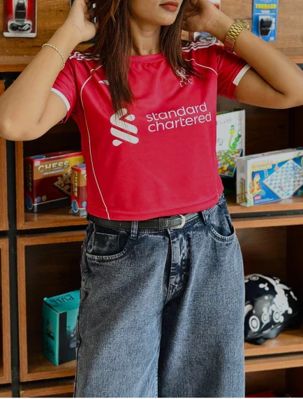 CROP TOP LIVERPOOL 25-26 HOME WRITZ