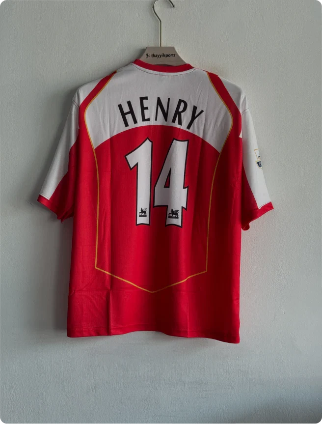 ARSANEL 2004-05 HOME KIT HENRY FIVESLEEVE