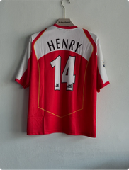 ARSANEL 2004-05 HOME KIT HENRY FIVESLEEVE