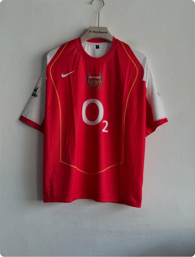 ARSANEL 2004-05 HOME KIT HENRY FIVESLEEVE