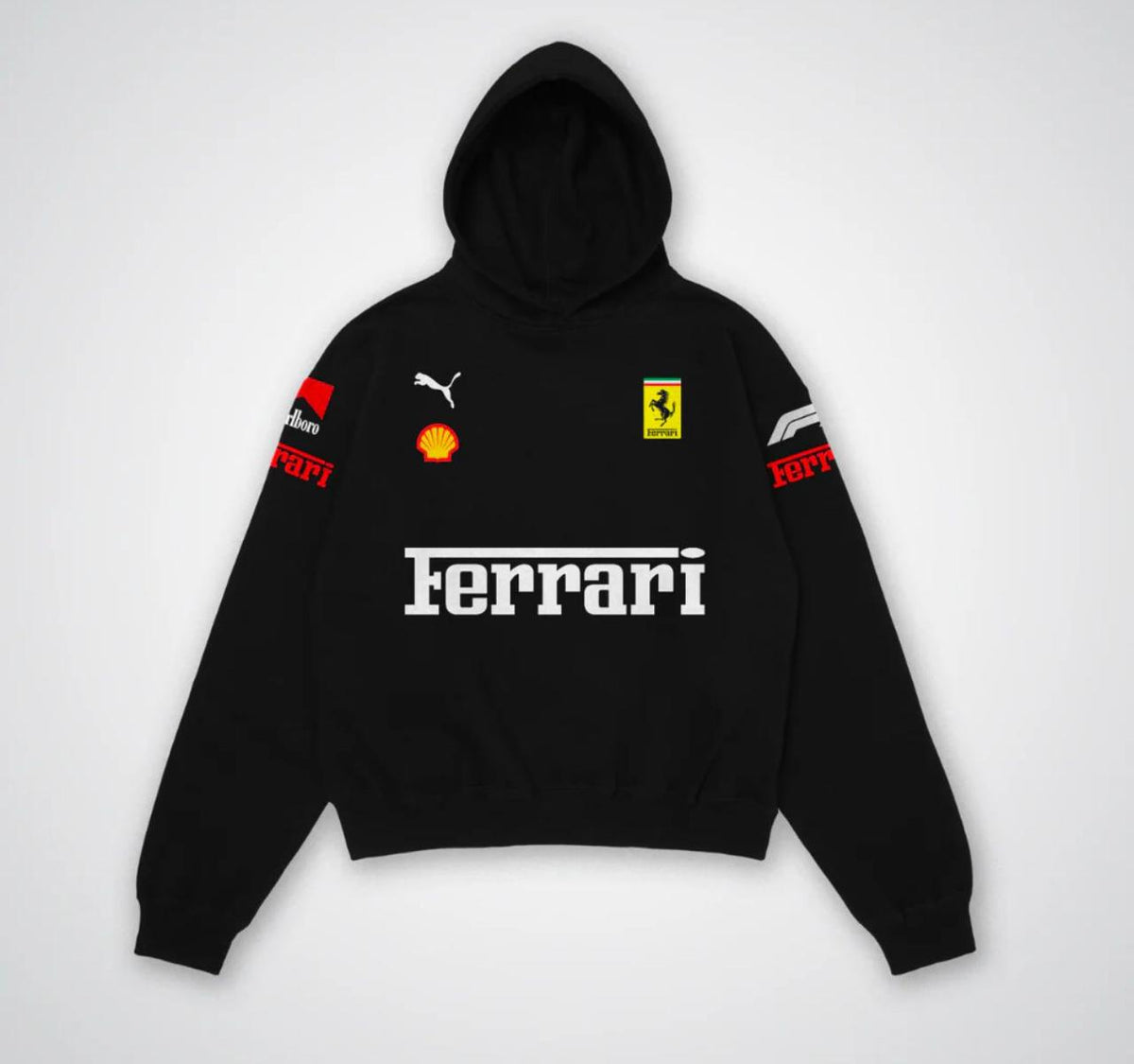 PUMA Scuderia Ferrari Team Black Hoodie