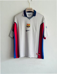 BARCELONA 1998-99 AWAY KIT RONALDINHO FIVESLEEVE POLO