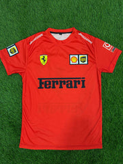 Premium Quality Red f-1 Digital printed  shirt